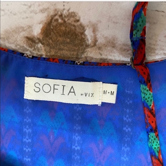 Sophia by VIX heart print Cover-Up Size Medium - Picture 8 of 9